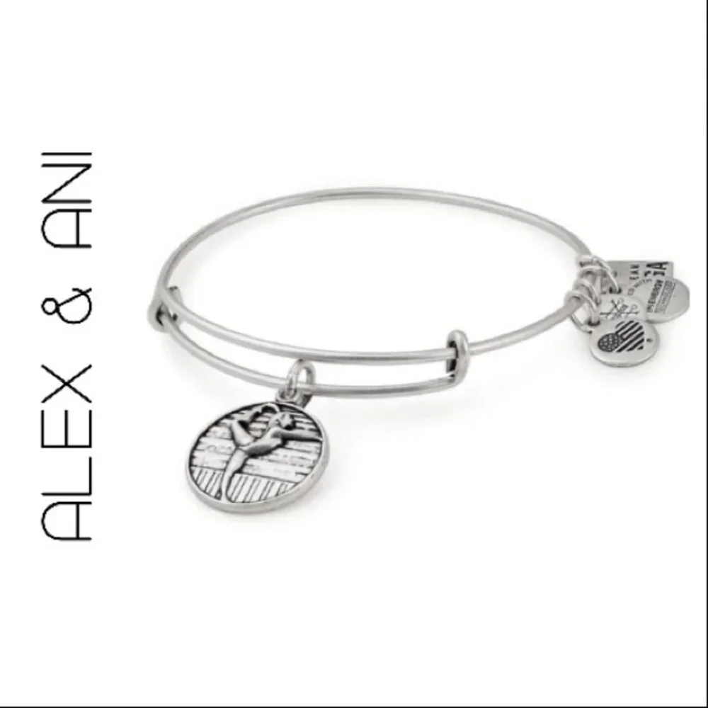 Alex and Ani GYMNASTICS Expandable Bangle Bracelet - Picture 5 of 5